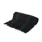 Highland Wool Blend Tartan Blanket Throw Black Watch - Heritage Of Scotland - BLACK WATCH