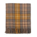 Highland Wool Blend Tartan Blanket / Throw Extra Warm Buchanan Natural - Heritage Of Scotland - BUCHANAN NATURAL
