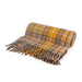 Highland Wool Blend Tartan Blanket / Throw Extra Warm Buchanan Natural - Heritage Of Scotland - BUCHANAN NATURAL