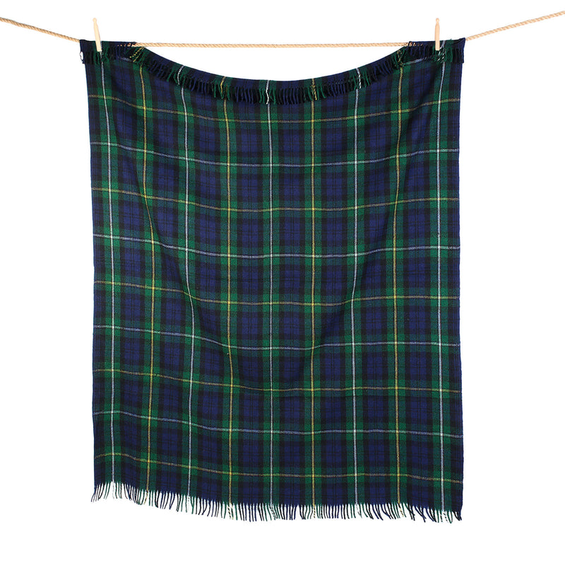Highland Wool Blend Tartan Blanket / Throw Extra Warm Campbell Of Argyll - Heritage Of Scotland - CAMPBELL OF ARGYLL