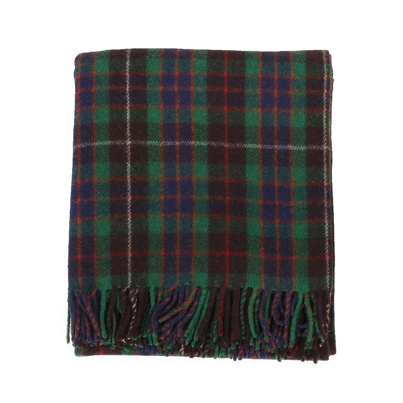 Highland Wool Blend Tartan Blanket / Throw Extra Warm Fraser Hunting - Heritage Of Scotland - FRASER HUNTING