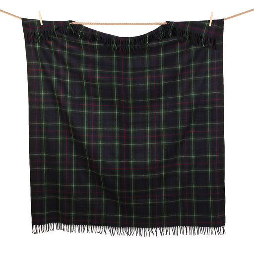 Highland Wool Blend Tartan Blanket / Throw Extra Warm Mackenzie - Heritage Of Scotland - MACKENZIE