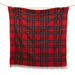 Highland Wool Blend Tartan Blanket Throw Stewart Royal - Heritage Of Scotland - STEWART ROYAL