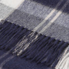 Hos 100% Lambswool Wide Scarf Bannockbane Silver - Heritage Of Scotland - BANNOCKBANE SILVER