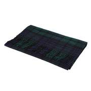 Hos 100% Lambswool Wide Scarf Black Watch - Heritage Of Scotland - BLACK WATCH