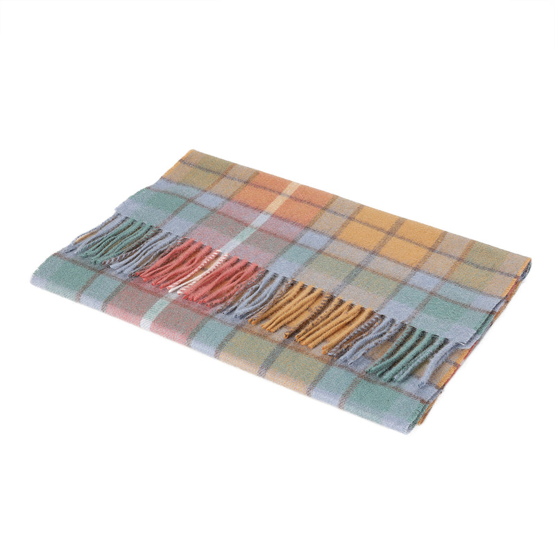 Hos 100% Lambswool Wide Scarf Buchanan Antique - Heritage Of Scotland - BUCHANAN ANTIQUE