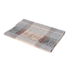 Hos 100% Lambswool Wide Scarf Mackellar Natural - Heritage Of Scotland - MACKELLAR NATURAL