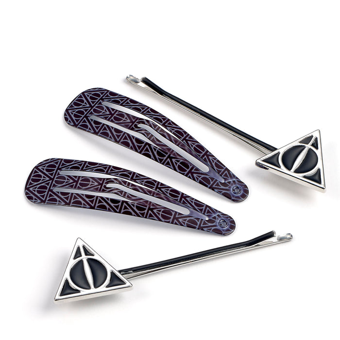 Hp Deathly Hallows Hair Clip Set - Heritage Of Scotland - NA