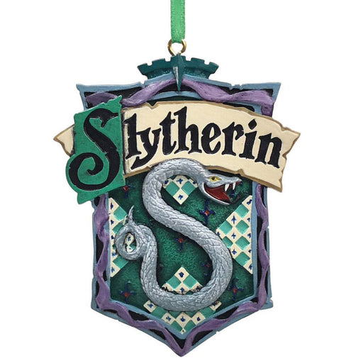 Hp Slytherin Crest Hanging Ornament 8Cm - Heritage Of Scotland - NA