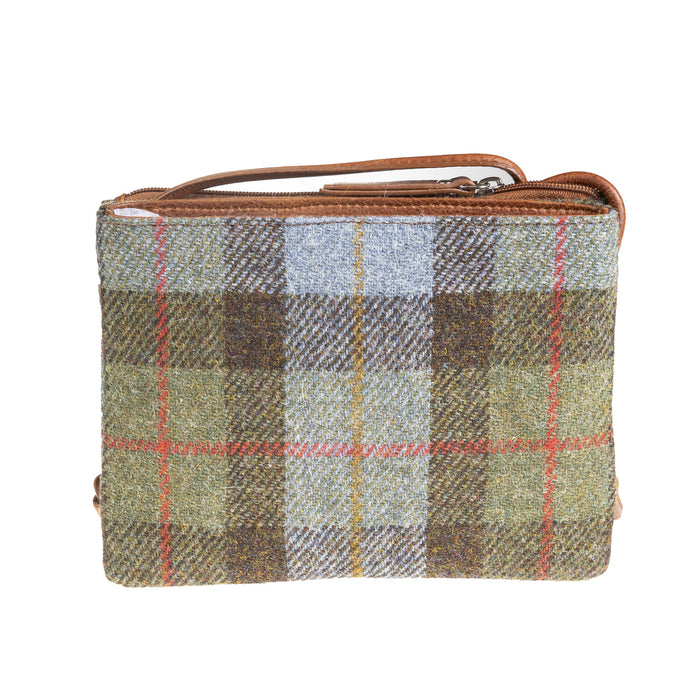 Ht Ladies Cross Body Bag Lovat Check / Tan - Heritage Of Scotland - LOVAT CHECK / TAN