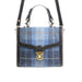 Ht Ladies Handbag Blue Check / Black - Heritage Of Scotland - BLUE CHECK / BLACK