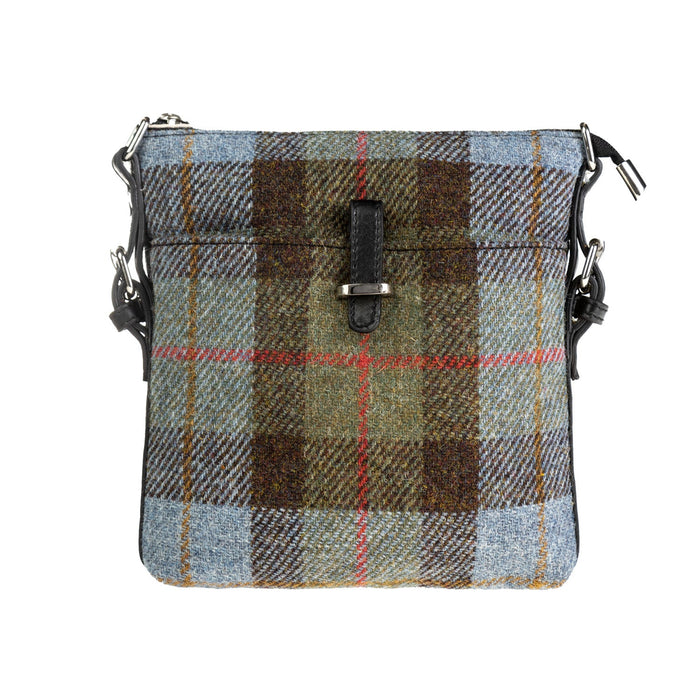 Ht Leather Crossbody Bag Lovat Check / Black - Heritage Of Scotland - LOVAT CHECK / BLACK