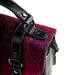 Ht Leather Satchel Bag Dark Green Check / Black - Heritage Of Scotland - DARK GREEN CHECK / BLACK