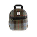 Ht Leather Small Backpack Lovat Check / Black - Heritage Of Scotland - LOVAT CHECK / BLACK