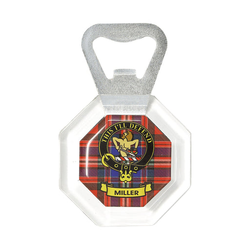 Kc Clan Bottle Opener Fridge Magnet Miller - Heritage Of Scotland - MILLER