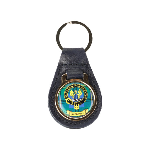 Kc Clan Leather Key Fob Johnstone - Heritage Of Scotland - JOHNSTONE