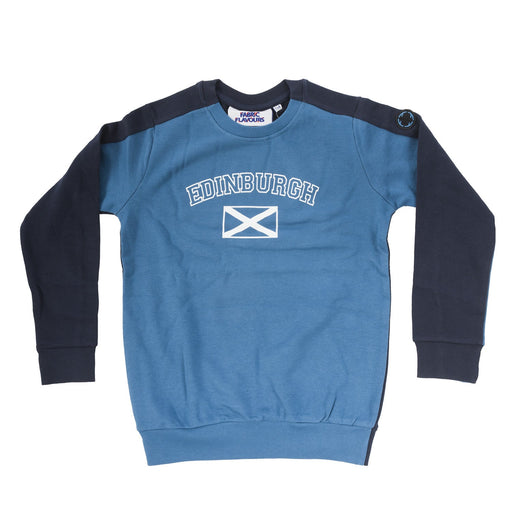 Kids Edinburgh Sweat - Heritage Of Scotland - BLUE