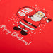 Kids Merry Christmas Santa T-Shirt - Heritage Of Scotland - RED