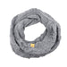 Ladies Cable Snood Scarf - Heritage Of Scotland - GREY