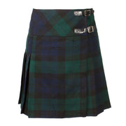 Ladies Deluxe Billie Kilted Skirt Black Watch - Heritage Of Scotland - BLACK WATCH