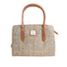 Ladies Ht Leather Hand Bag Tan & Brown Herringbone / Tan - Heritage Of Scotland - TAN & BROWN HERRINGBONE / TAN