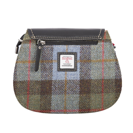 Ladies Ht Leather Shoulder Bag Lovat Check / Black - Heritage Of Scotland - LOVAT CHECK / BLACK
