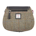 Ladies Ht Leather Shoulder Bag Lt Brown Check / Black - Heritage Of Scotland - LT BROWN CHECK / BLACK