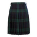 Ladies Knee Length Tartan Kilted Skirt Black Watch - Heritage Of Scotland - BLACK WATCH