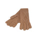 Ladies Racking Rib Detail Glove Camel - Heritage Of Scotland - CAMEL