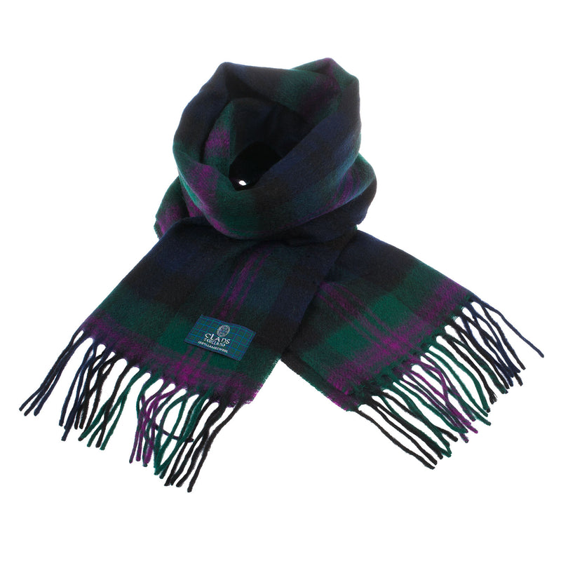 Lambswool Scottish Tartan Clan Scarf Baird - Heritage Of Scotland - BAIRD