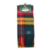 Lambswool Scottish Tartan Clan Scarf Buchanan Modern - Heritage Of Scotland - BUCHANAN MODERN