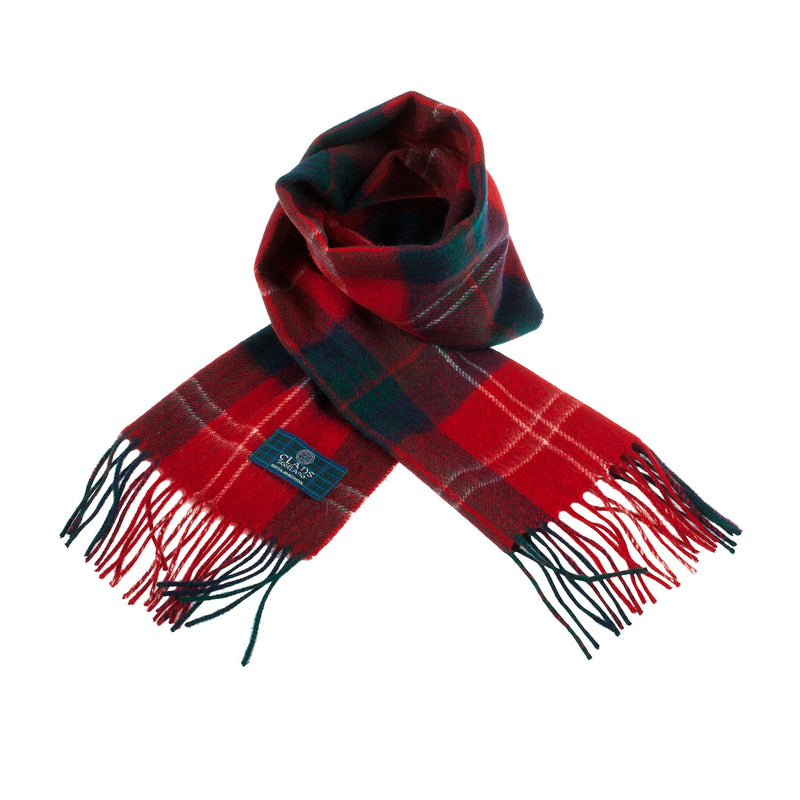 Lambswool Scottish Tartan Clan Scarf Chisholm - Heritage Of Scotland - CHISHOLM