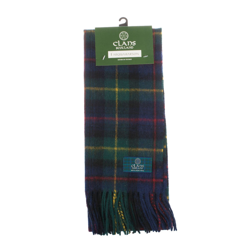 Lambswool Scottish Tartan Clan Scarf Farquharson - Heritage Of Scotland - FARQUHARSON