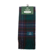 Lambswool Scottish Tartan Clan Scarf Hunter - Heritage Of Scotland - HUNTER