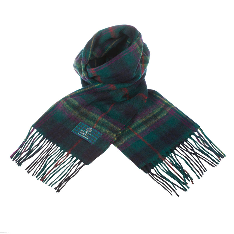 Lambswool Scottish Tartan Clan Scarf Kennedy - Heritage Of Scotland - KENNEDY