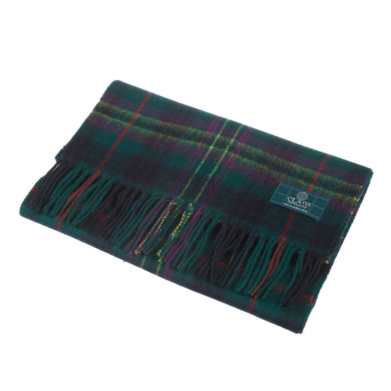 Lambswool Scottish Tartan Clan Scarf Kennedy - Heritage Of Scotland - KENNEDY
