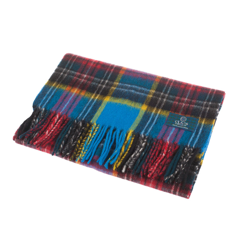 Lambswool Scottish Tartan Clan Scarf Macbeth - Heritage Of Scotland - MACBETH