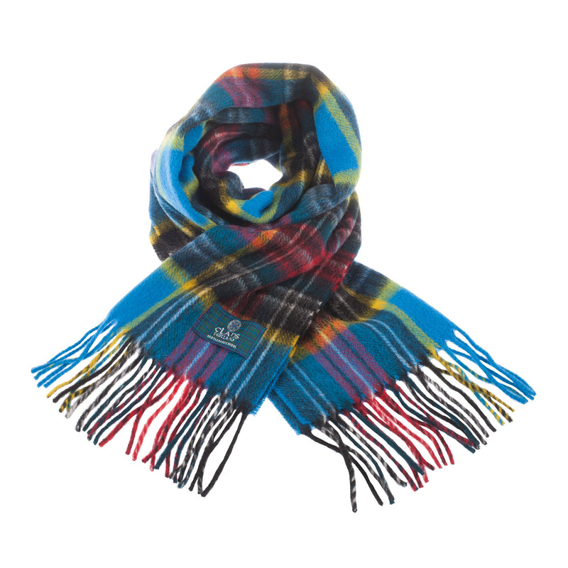 Lambswool Scottish Tartan Clan Scarf Macbeth - Heritage Of Scotland - MACBETH