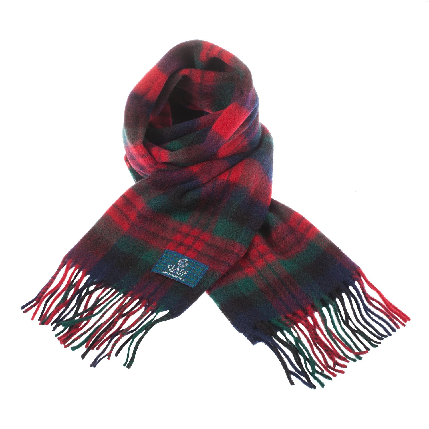 Lambswool Scottish Tartan Clan Scarf Macduff - Heritage Of Scotland - MACDUFF