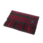 Lambswool Scottish Tartan Clan Scarf Mackinnon Red - Heritage Of Scotland - MACKINNON RED