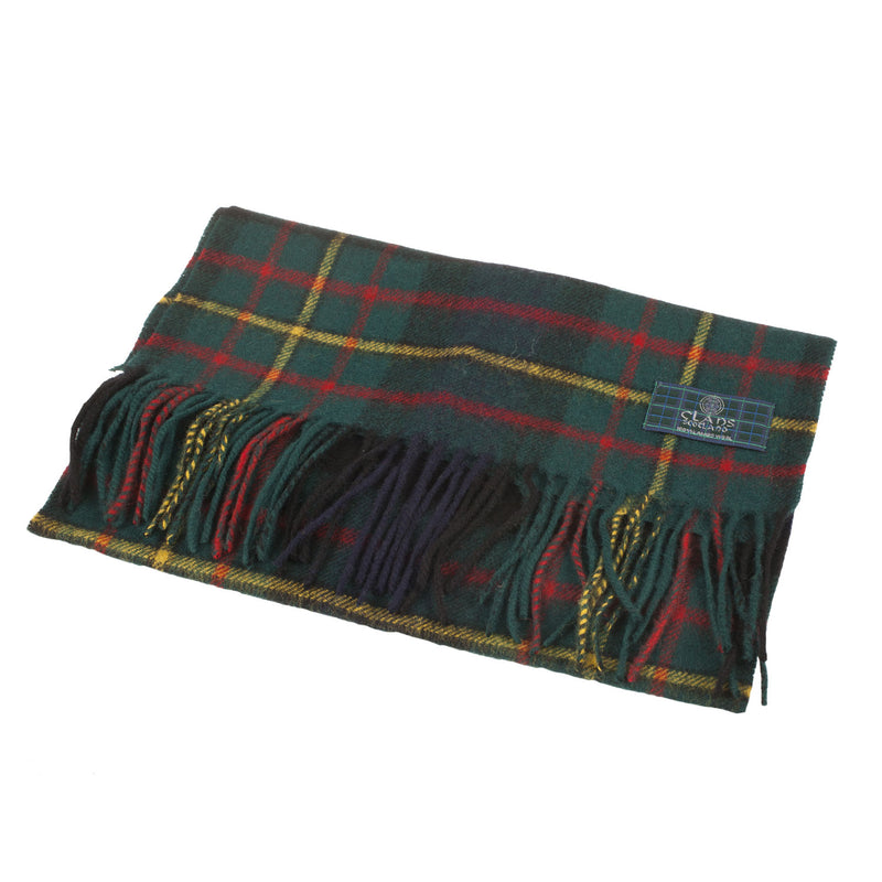 Lambswool Scottish Tartan Clan Scarf Maclaren - Heritage Of Scotland - MACLAREN