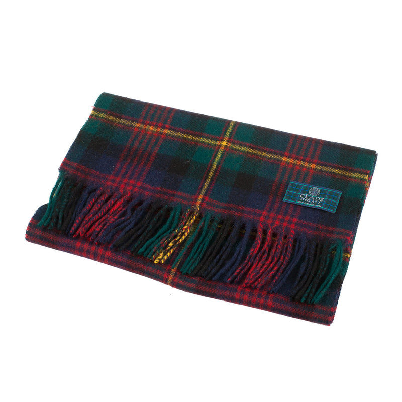 Lambswool Scottish Tartan Clan Scarf Maclennan - Heritage Of Scotland - MACLENNAN