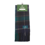 Lambswool Scottish Tartan Clan Scarf Macrae Hunting - Heritage Of Scotland - MACRAE HUNTING