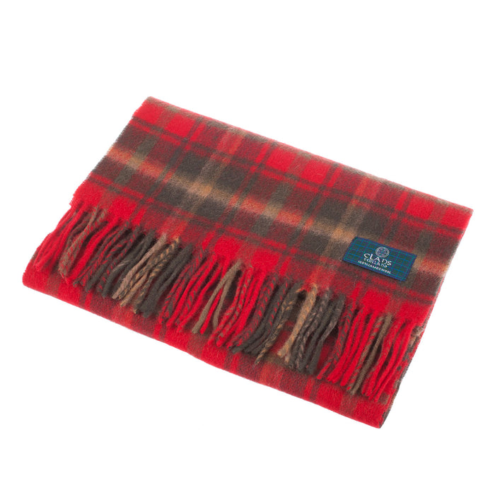 Lambswool Scottish Tartan Clan Scarf Maple Leaf - Heritage Of Scotland - MAPLE LEAF