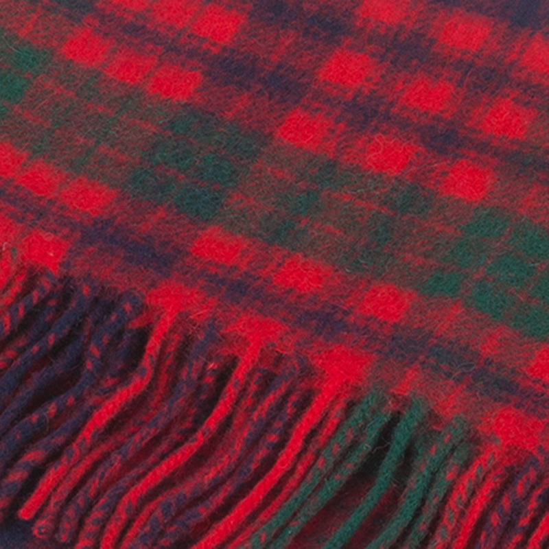 Lambswool Scottish Tartan Clan Scarf Ross Red - Heritage Of Scotland - ROSS RED