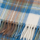 Lambswool Scottish Tartan Clan Scarf Stewart Muted Blue - Heritage Of Scotland - STEWART MUTED BLUE