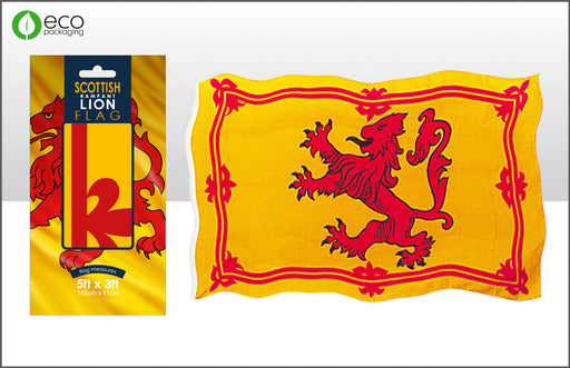 Lion Rampant Flags 5Ft X 3Ft - Heritage Of Scotland - NA