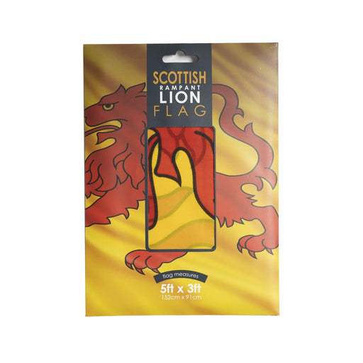 Lion Rampant Flags 5Ft X 3Ft - Heritage Of Scotland - NA