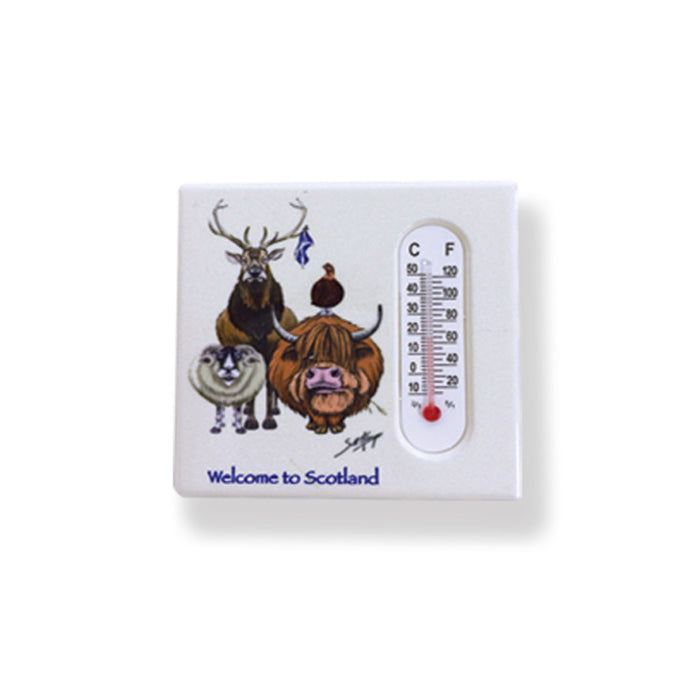 Magnet-Thermometer Welcome To Scotland - Heritage Of Scotland - NA