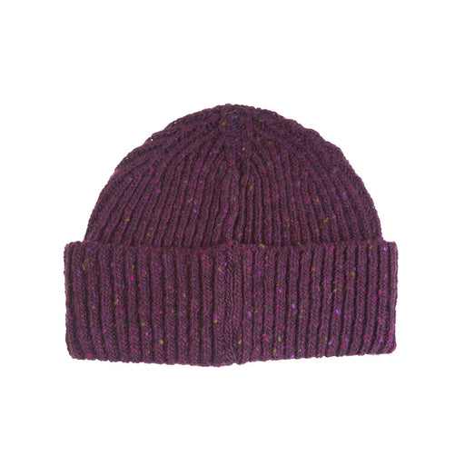 Marchbrae Gents Soft Donegal Beanie Claret - Heritage Of Scotland - CLARET